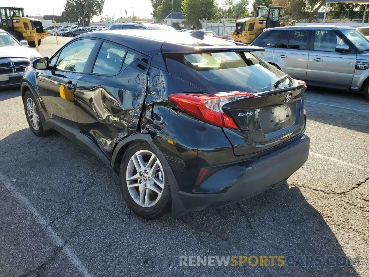 3 Photograph of a damaged car JTNKHMBX4M1122889 TOYOTA C-HR 2021