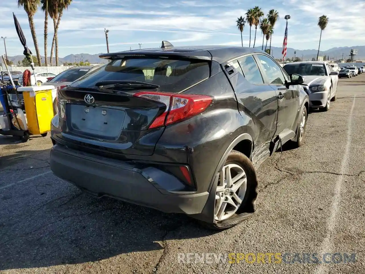 4 Photograph of a damaged car JTNKHMBX4M1122889 TOYOTA C-HR 2021