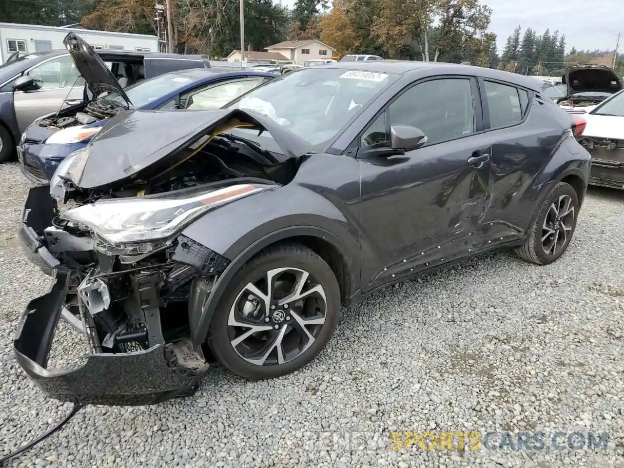 1 Photograph of a damaged car JTNKHMBX4M1125209 TOYOTA C-HR 2021