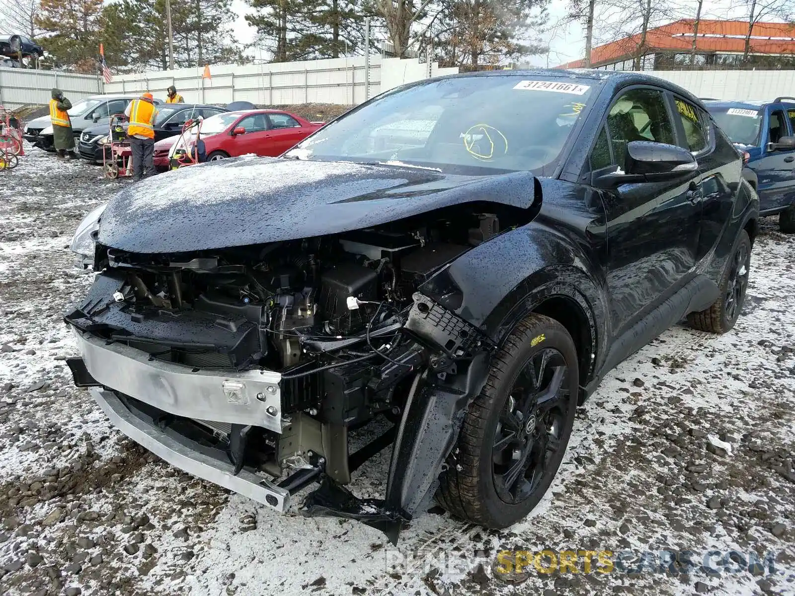 2 Photograph of a damaged car JTNKHMBX5M1100562 TOYOTA C-HR 2021