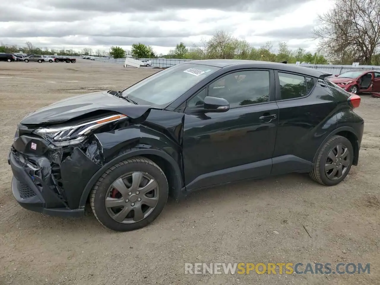 1 Photograph of a damaged car JTNKHMBX5M1101338 TOYOTA C-HR 2021