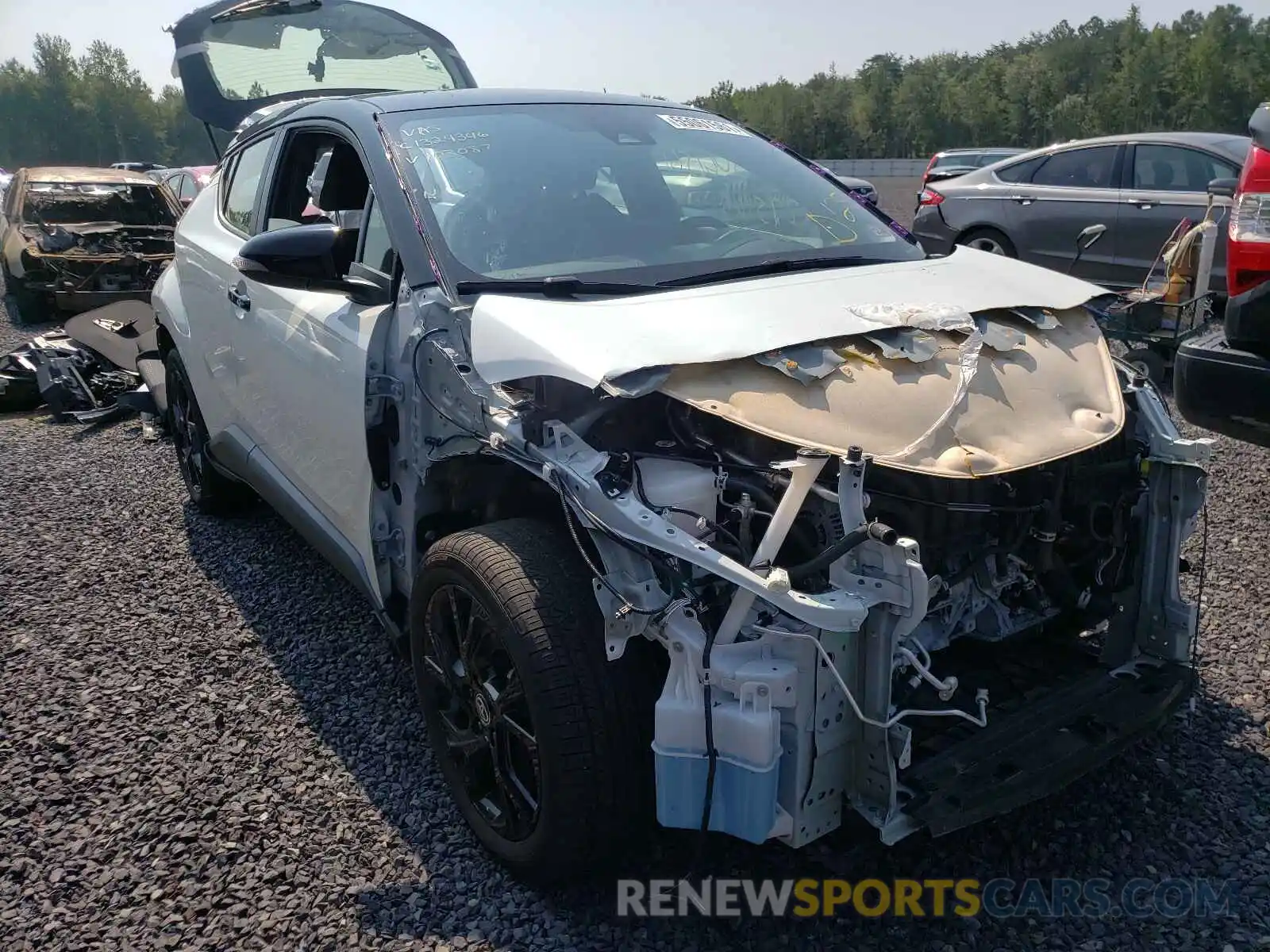 1 Photograph of a damaged car JTNKHMBX5M1103087 TOYOTA C-HR 2021