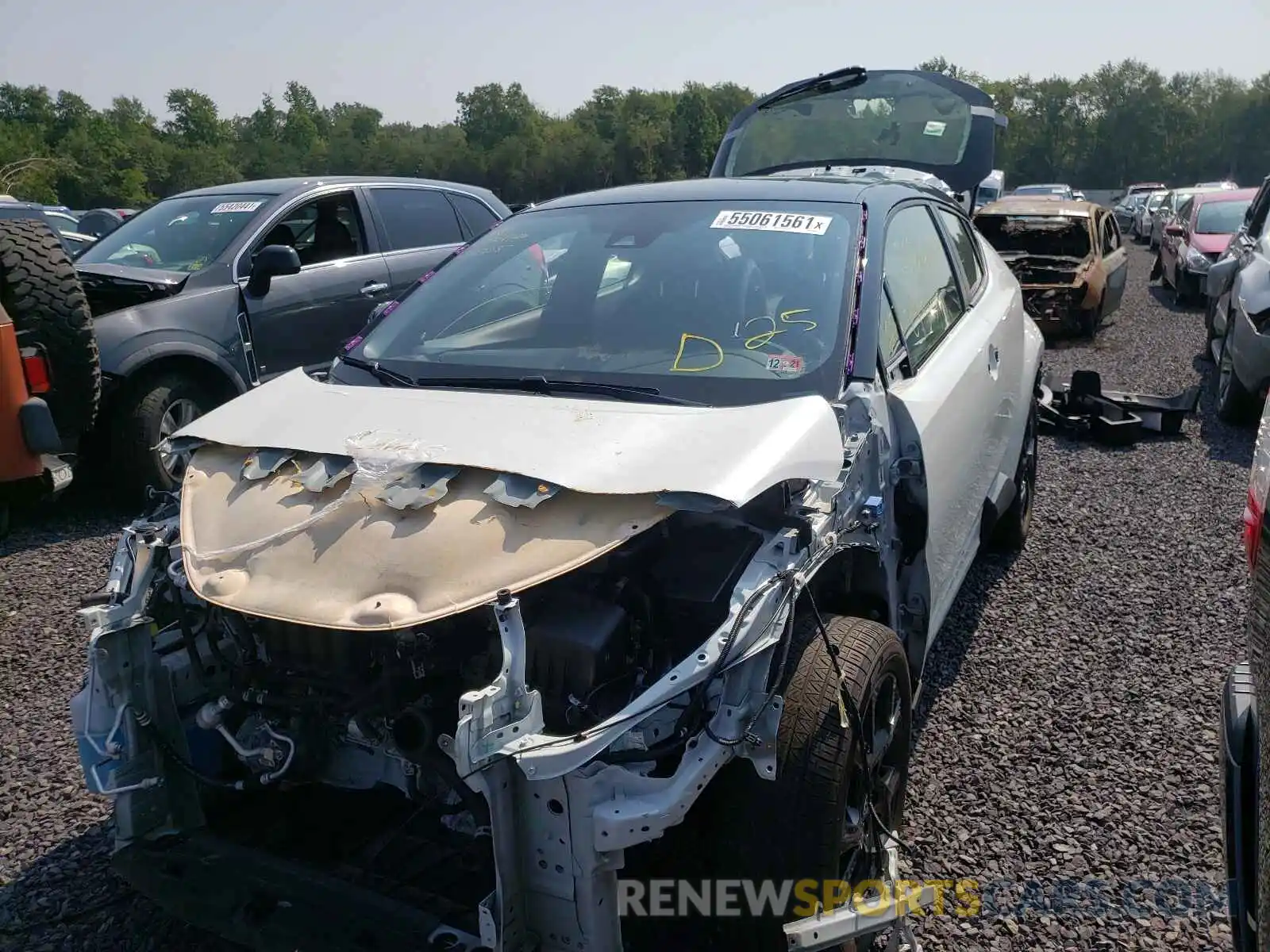 2 Photograph of a damaged car JTNKHMBX5M1103087 TOYOTA C-HR 2021