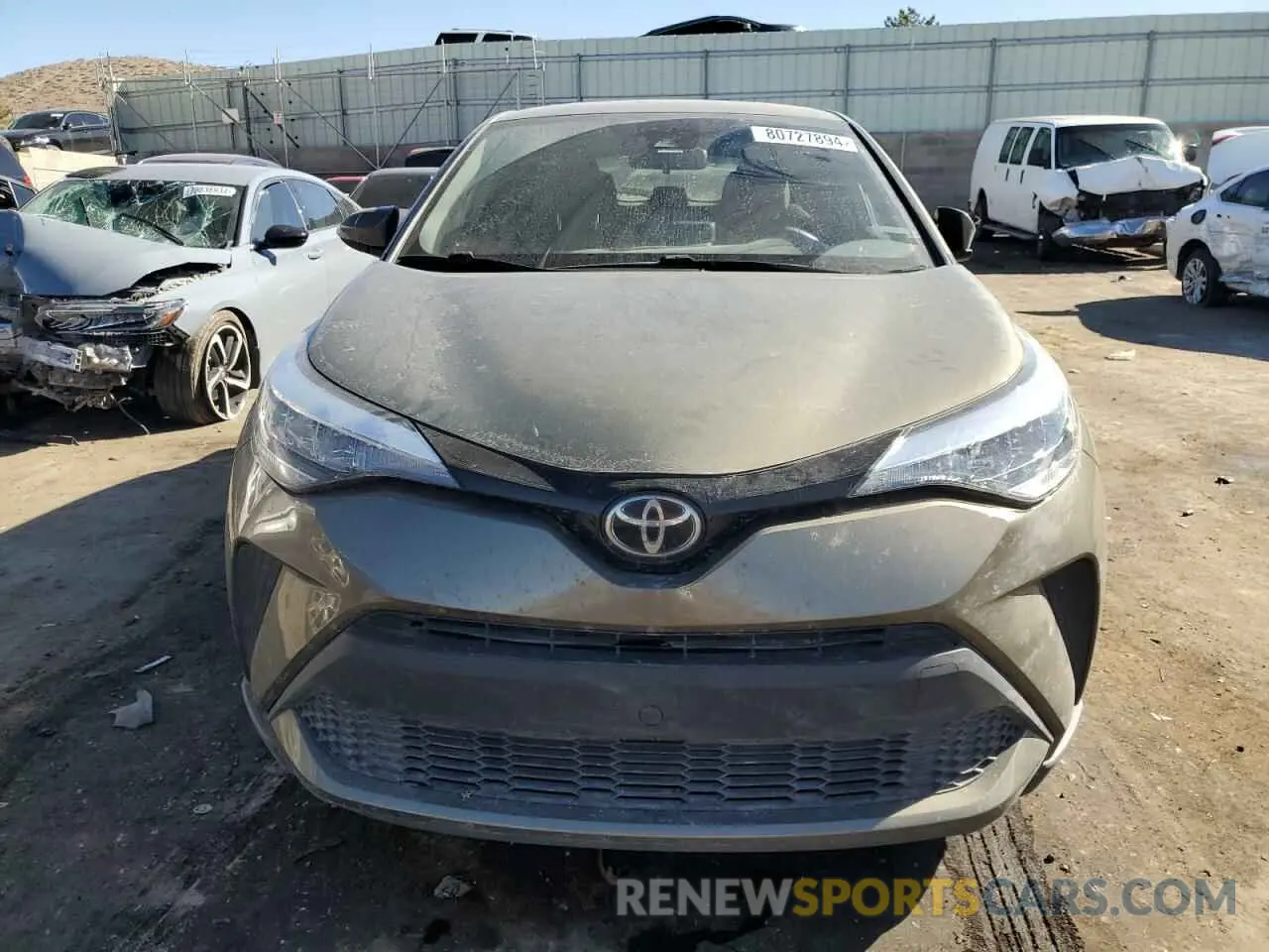 5 Photograph of a damaged car JTNKHMBX5M1105163 TOYOTA C-HR 2021