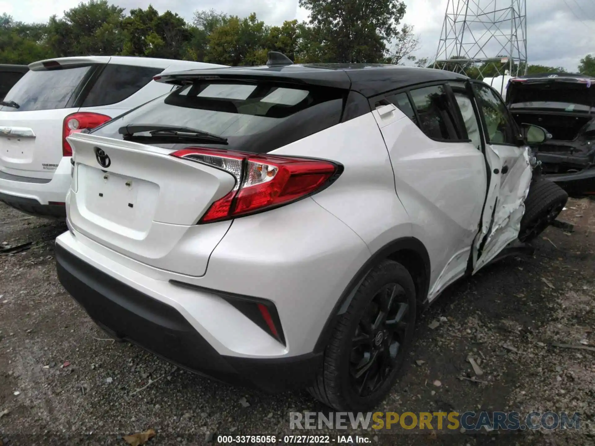 4 Photograph of a damaged car JTNKHMBX5M1105406 TOYOTA C-HR 2021