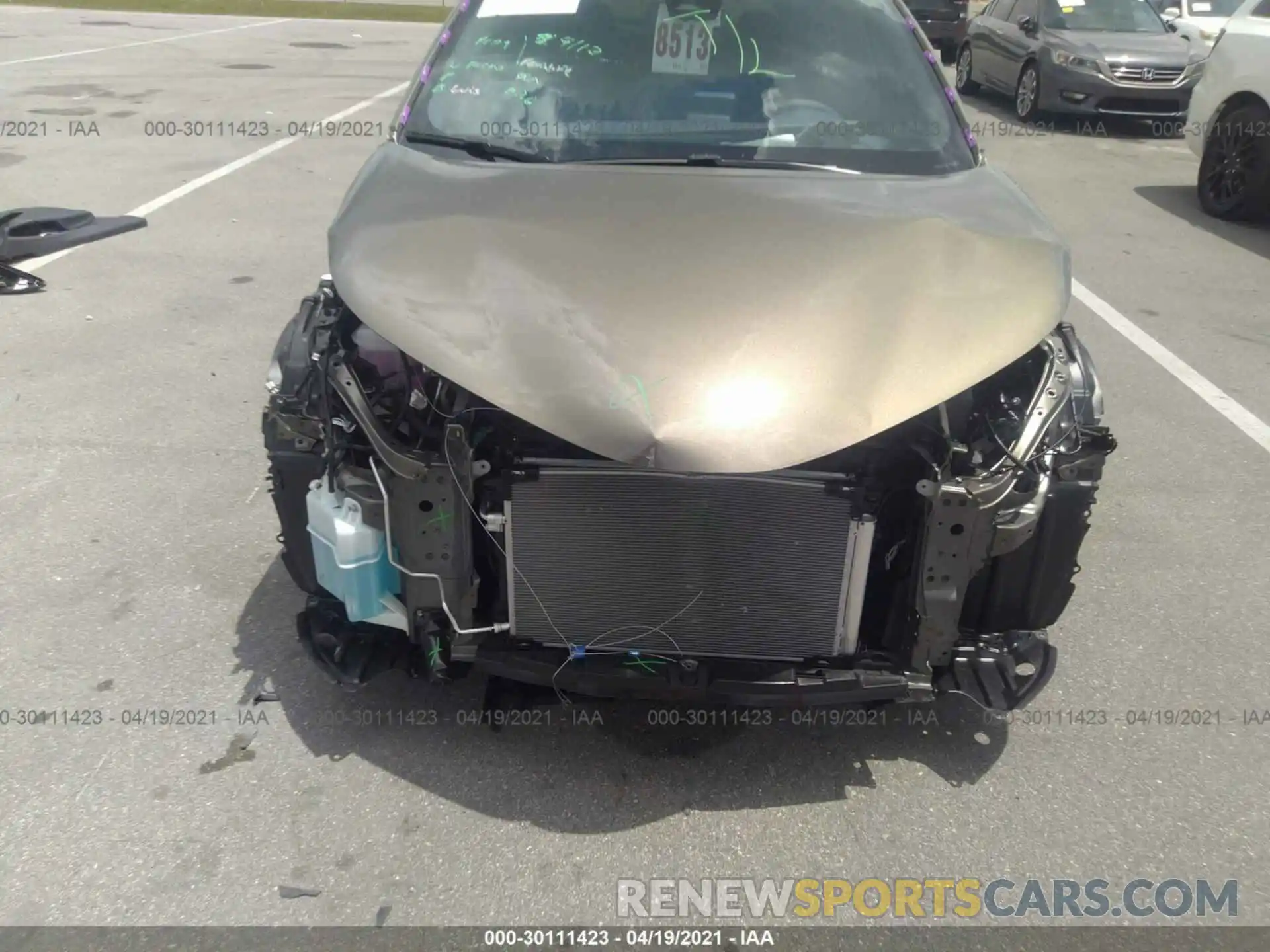 6 Photograph of a damaged car JTNKHMBX5M1107401 TOYOTA C-HR 2021