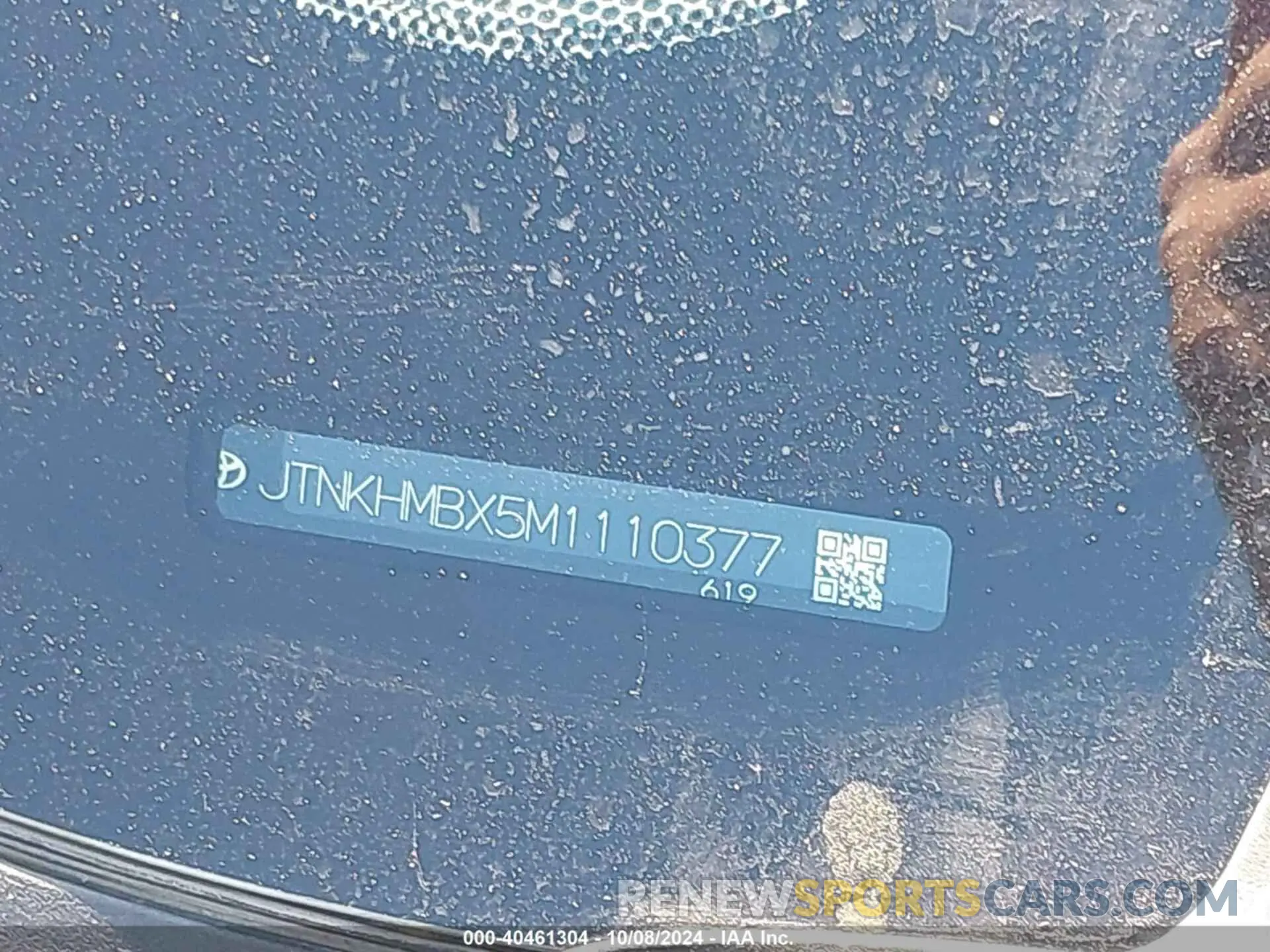 9 Photograph of a damaged car JTNKHMBX5M1110377 TOYOTA C-HR 2021