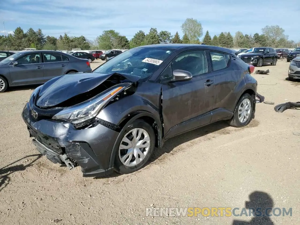 1 Photograph of a damaged car JTNKHMBX5M1115904 TOYOTA C-HR 2021