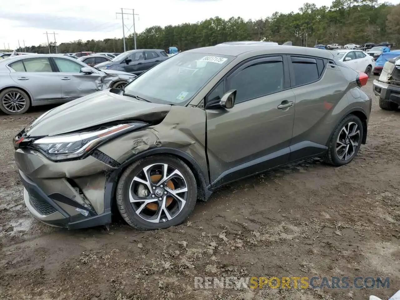1 Photograph of a damaged car JTNKHMBX5M1118382 TOYOTA C-HR 2021