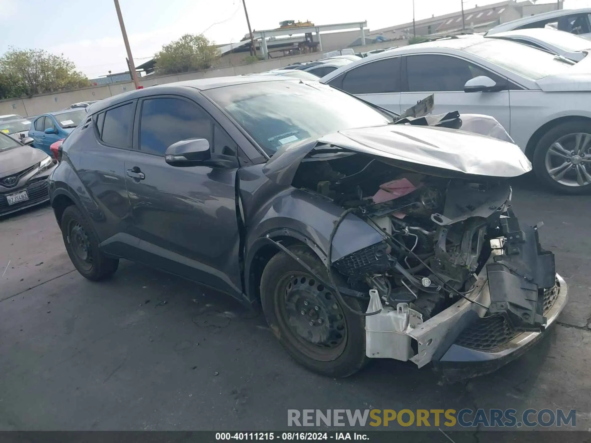1 Photograph of a damaged car JTNKHMBX5M1118589 TOYOTA C-HR 2021