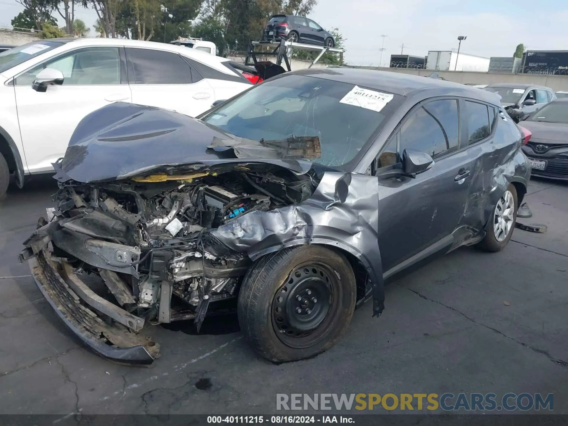 2 Photograph of a damaged car JTNKHMBX5M1118589 TOYOTA C-HR 2021