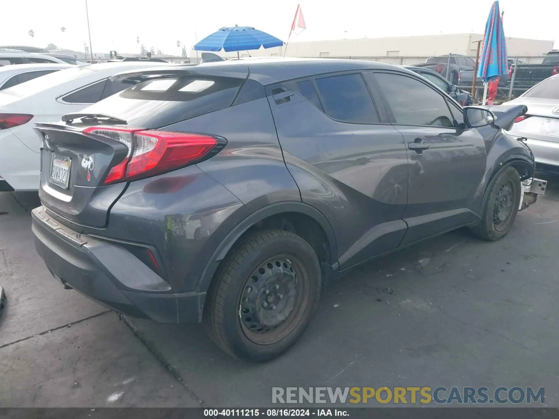 4 Photograph of a damaged car JTNKHMBX5M1118589 TOYOTA C-HR 2021