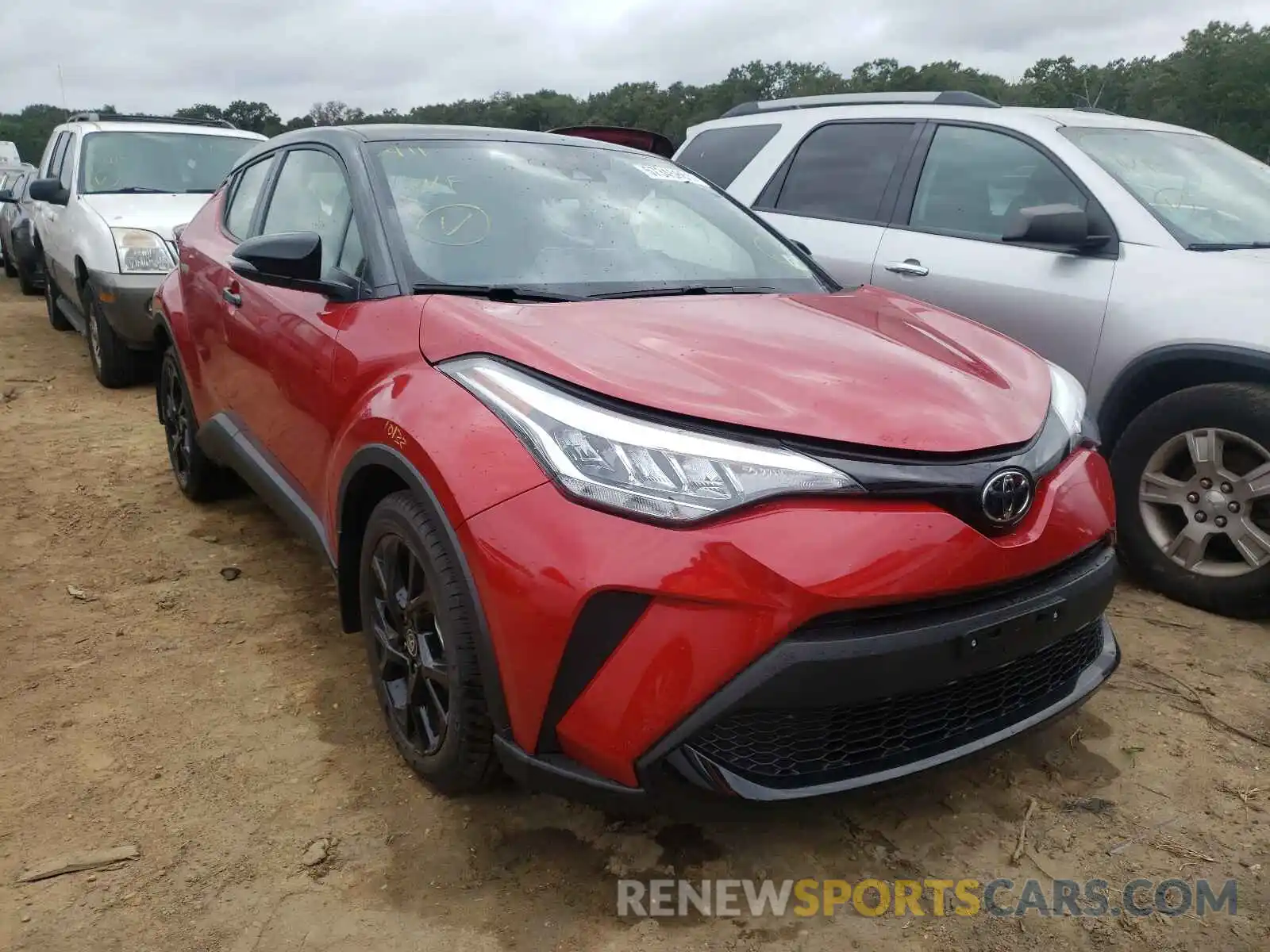 1 Photograph of a damaged car JTNKHMBX5M1124621 TOYOTA C-HR 2021