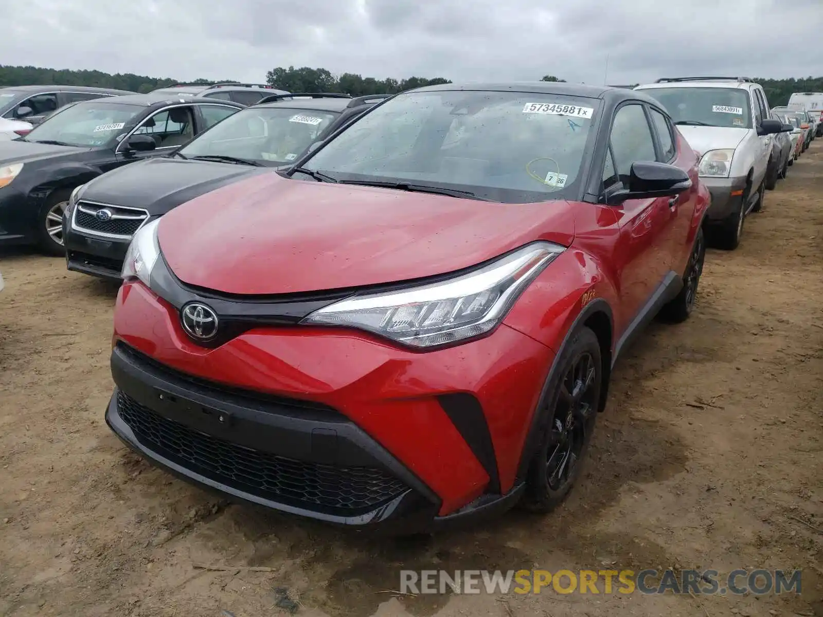 2 Photograph of a damaged car JTNKHMBX5M1124621 TOYOTA C-HR 2021