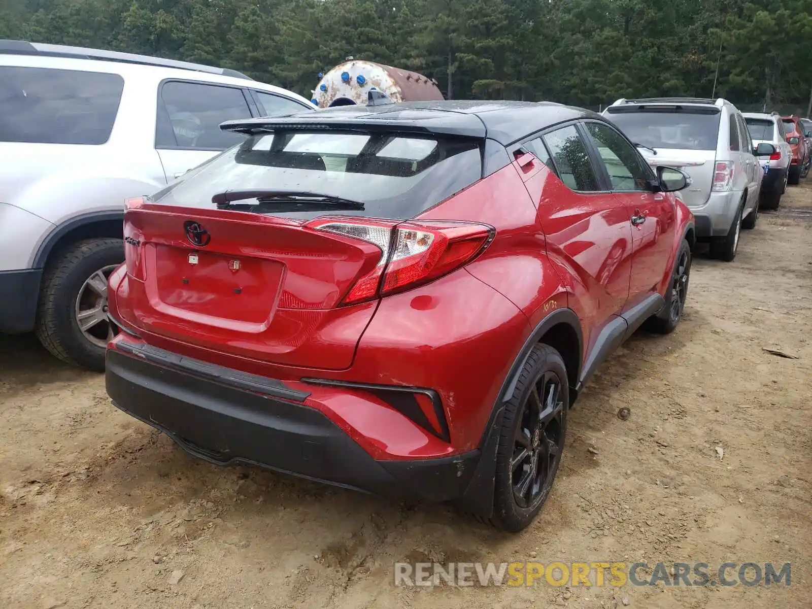 4 Photograph of a damaged car JTNKHMBX5M1124621 TOYOTA C-HR 2021