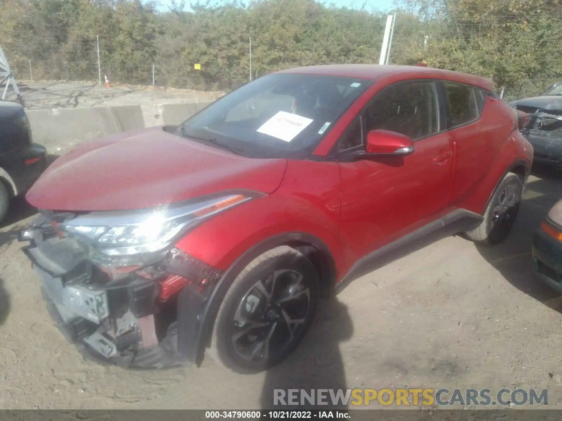 2 Photograph of a damaged car JTNKHMBX6M1099213 TOYOTA C-HR 2021