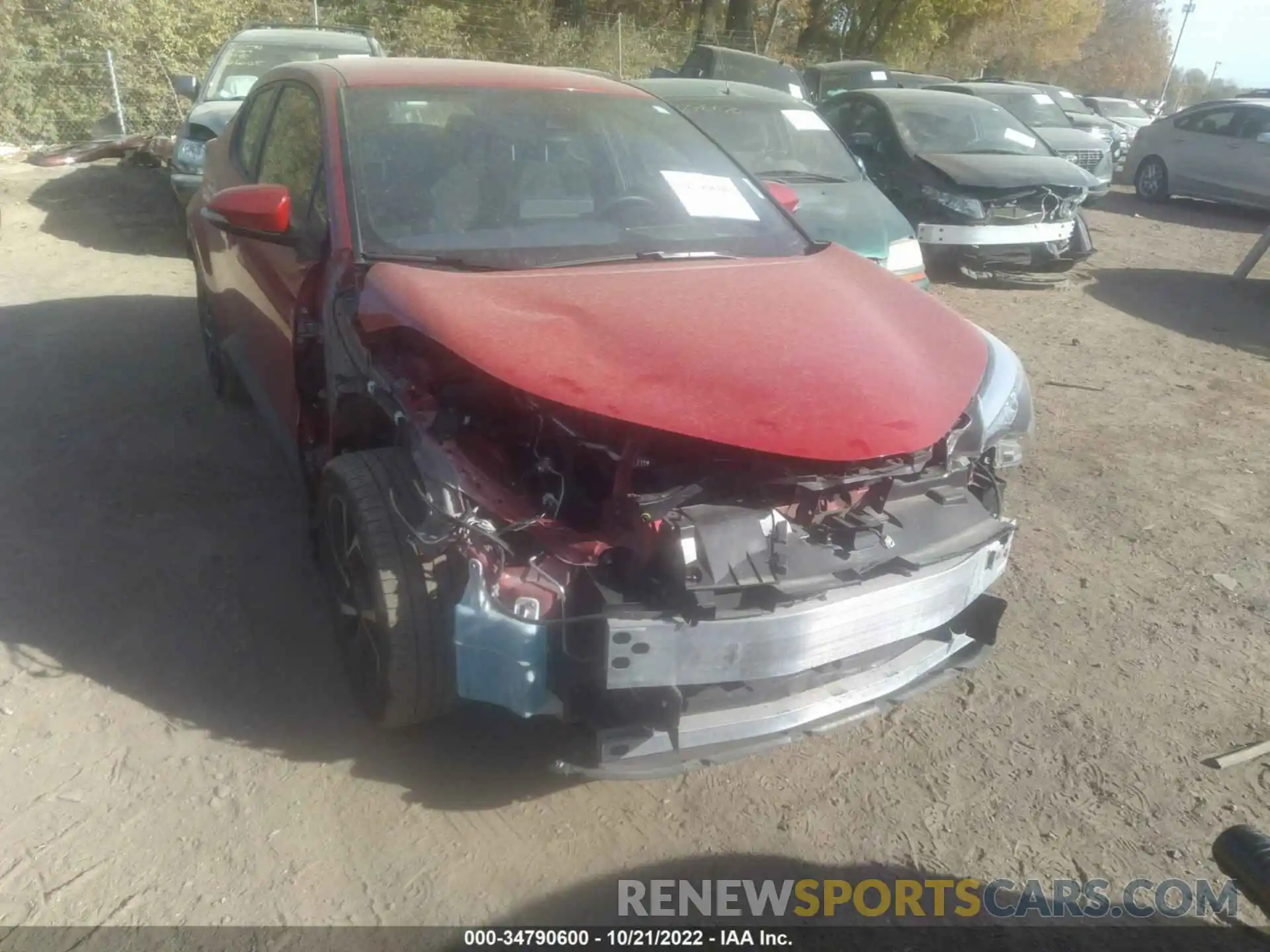 6 Photograph of a damaged car JTNKHMBX6M1099213 TOYOTA C-HR 2021