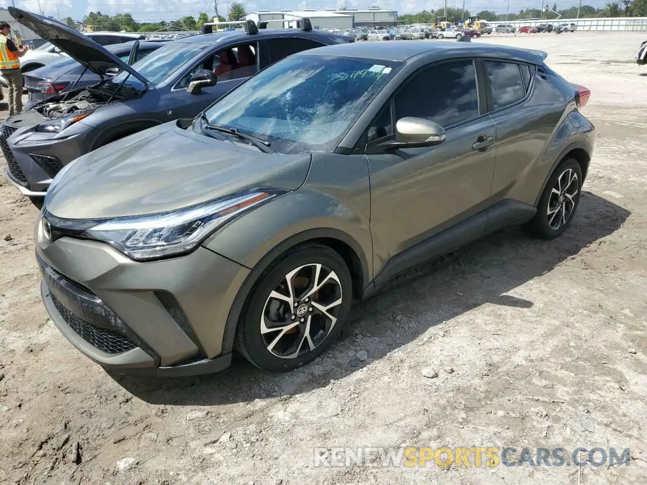 1 Photograph of a damaged car JTNKHMBX6M1109092 TOYOTA C-HR 2021