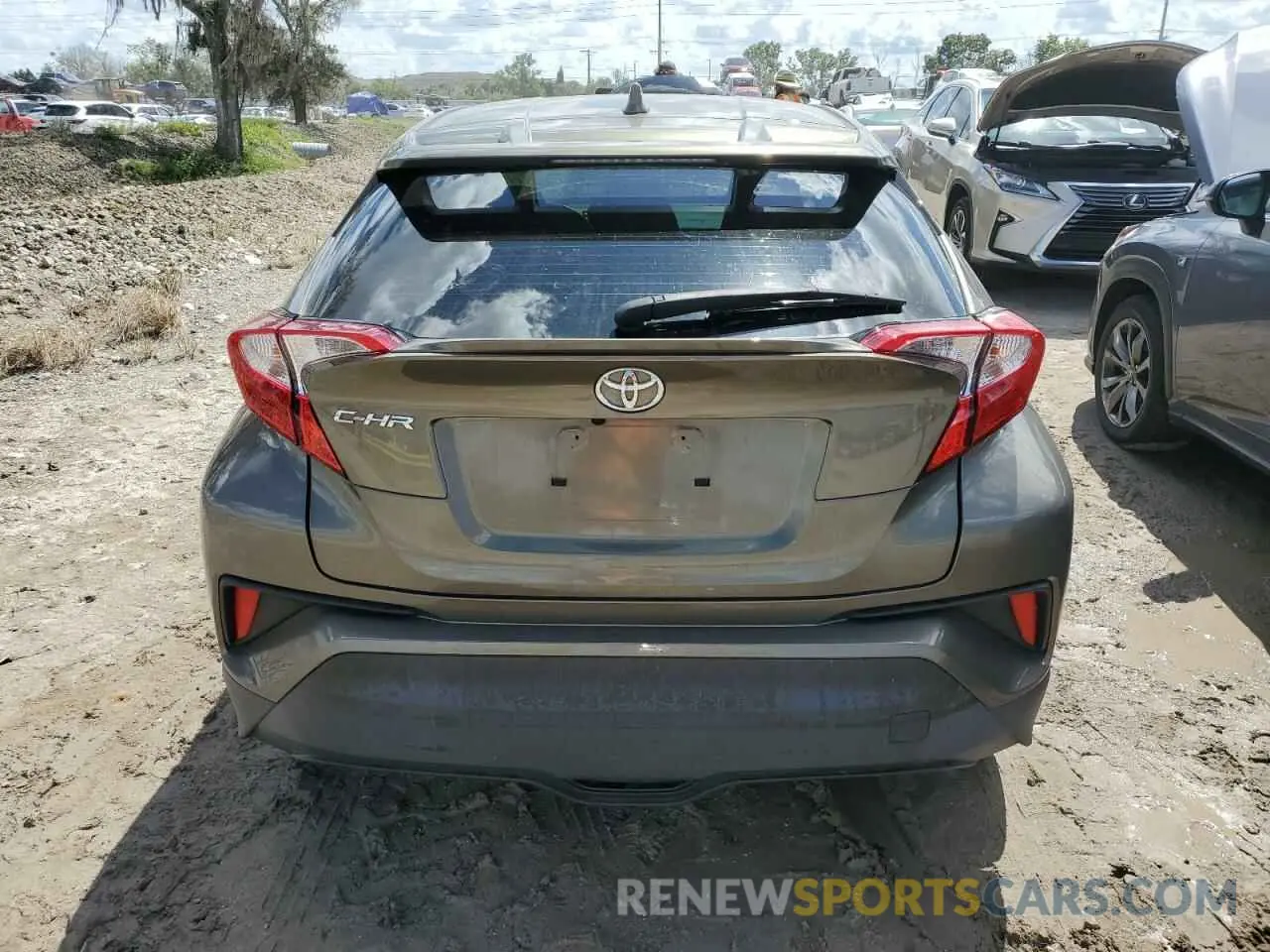 6 Photograph of a damaged car JTNKHMBX6M1109092 TOYOTA C-HR 2021
