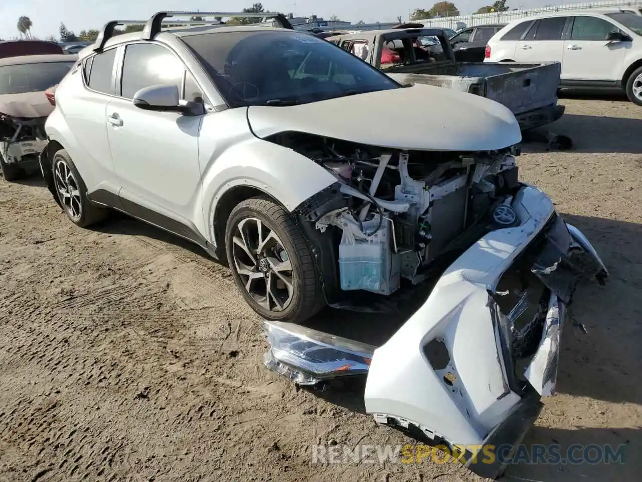 1 Photograph of a damaged car JTNKHMBX6M1112848 TOYOTA C-HR 2021