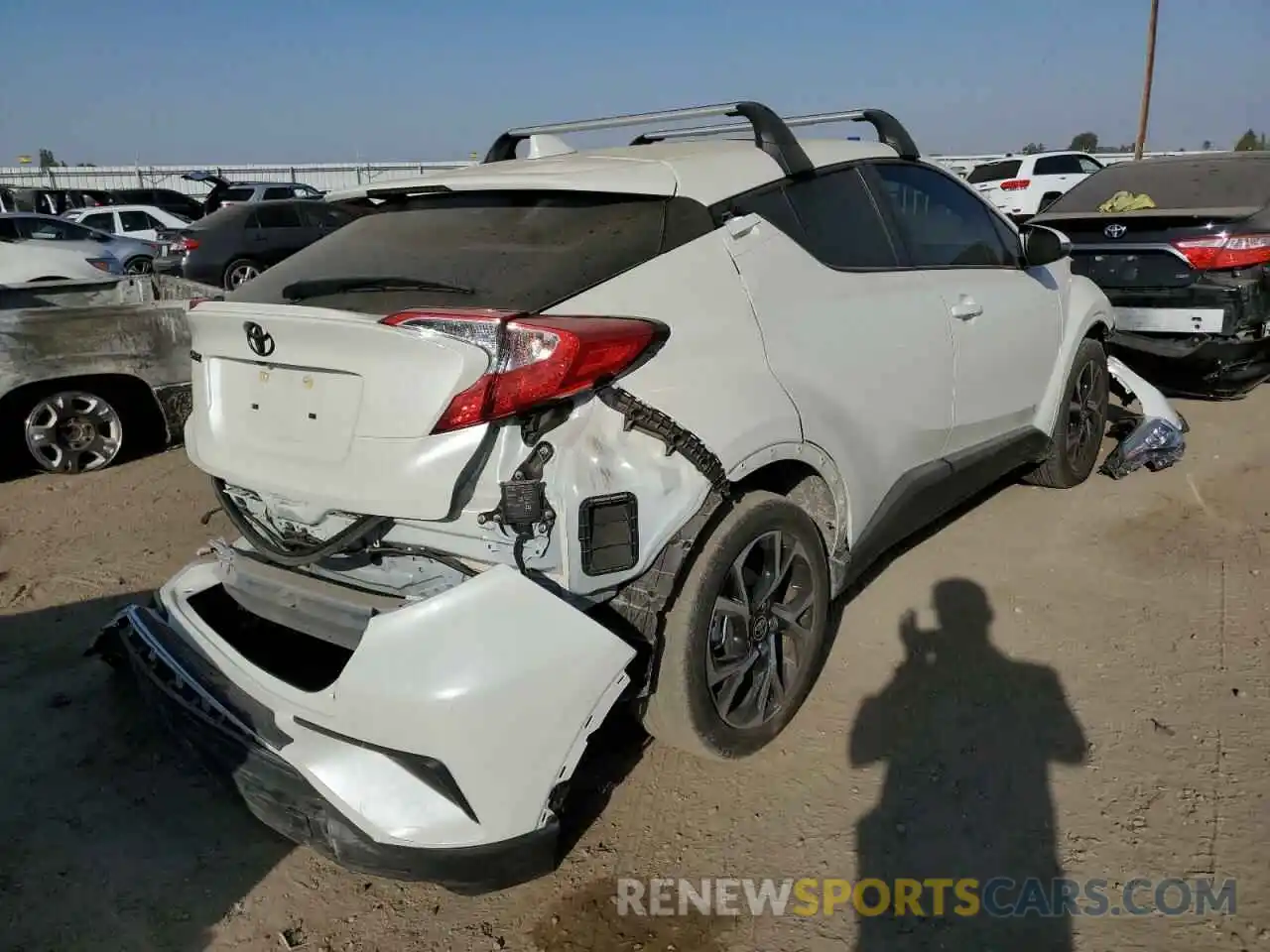 4 Photograph of a damaged car JTNKHMBX6M1112848 TOYOTA C-HR 2021