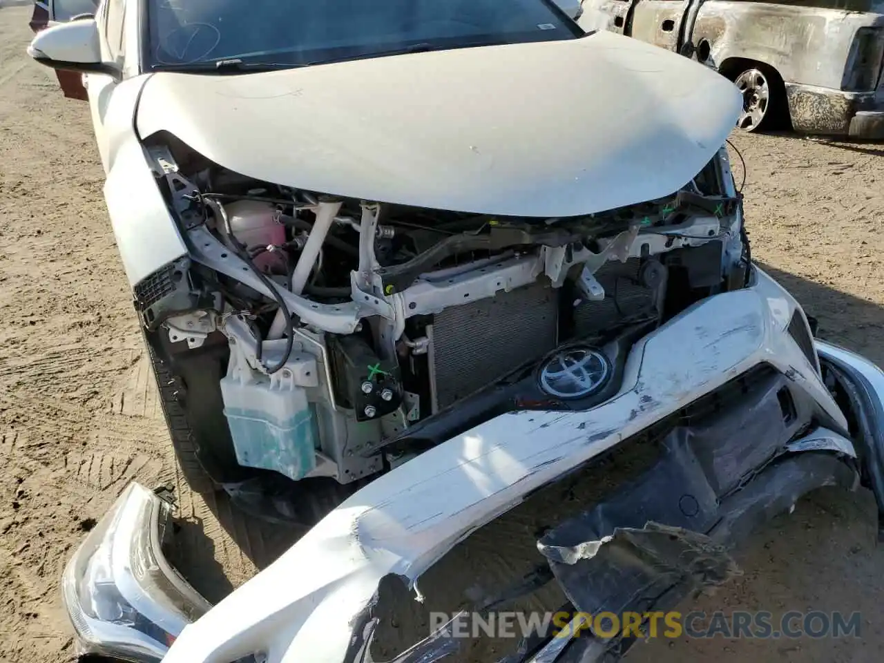 9 Photograph of a damaged car JTNKHMBX6M1112848 TOYOTA C-HR 2021