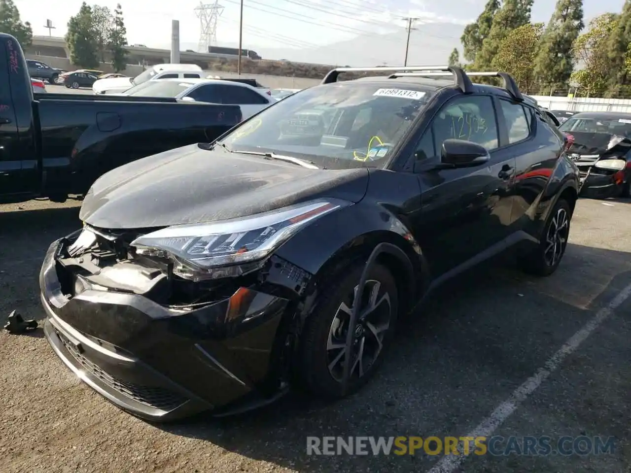 2 Photograph of a damaged car JTNKHMBX6M1116978 TOYOTA C-HR 2021