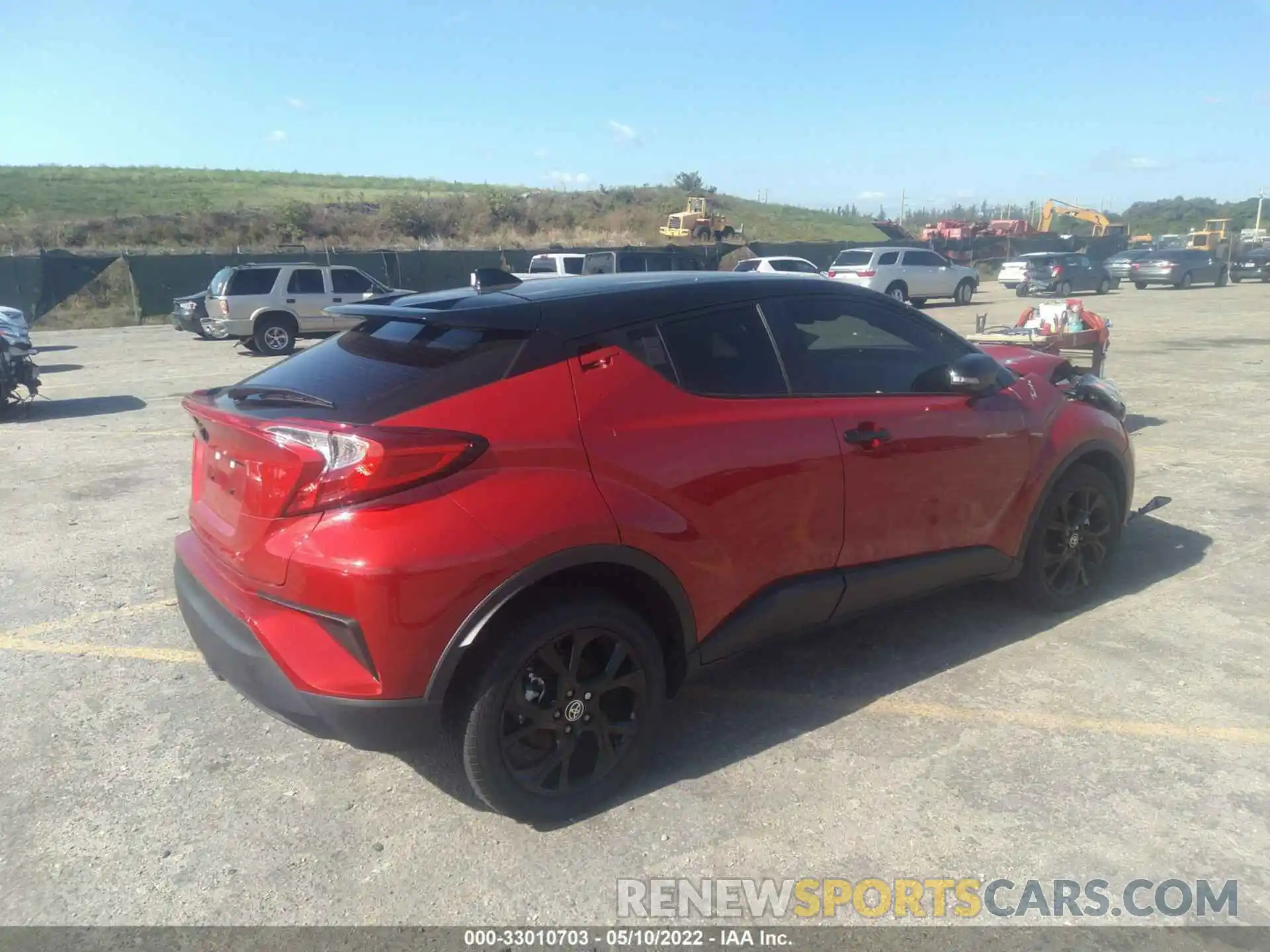 4 Photograph of a damaged car JTNKHMBX6M1128953 TOYOTA C-HR 2021