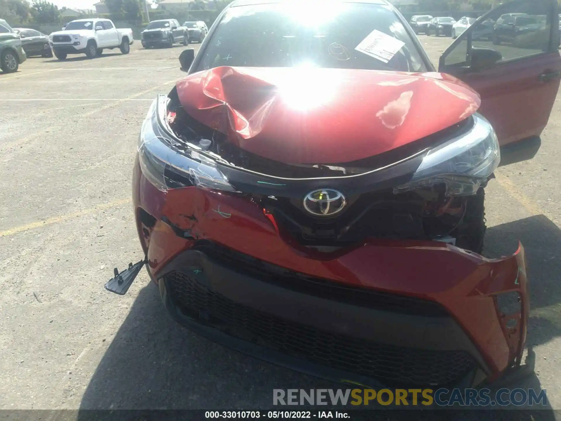 6 Photograph of a damaged car JTNKHMBX6M1128953 TOYOTA C-HR 2021