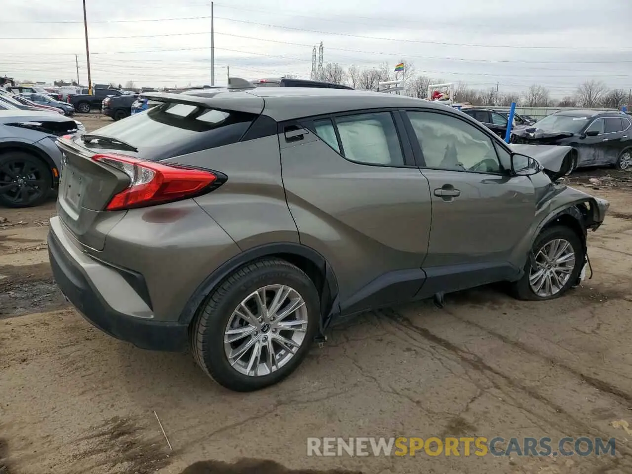 3 Photograph of a damaged car JTNKHMBX7M1102510 TOYOTA C-HR 2021