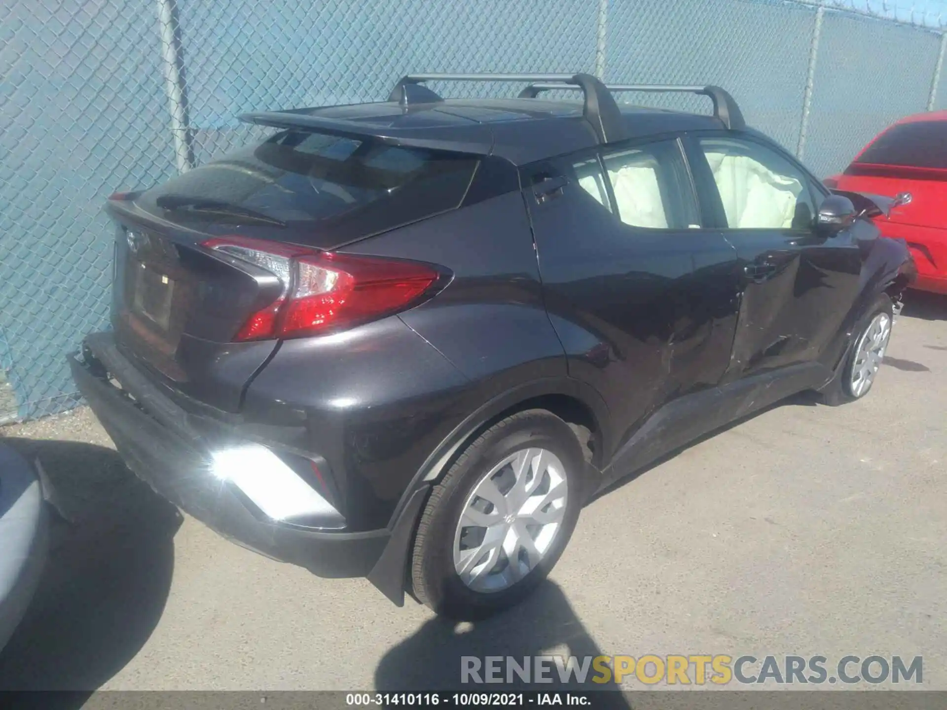 4 Photograph of a damaged car JTNKHMBX7M1110946 TOYOTA C-HR 2021