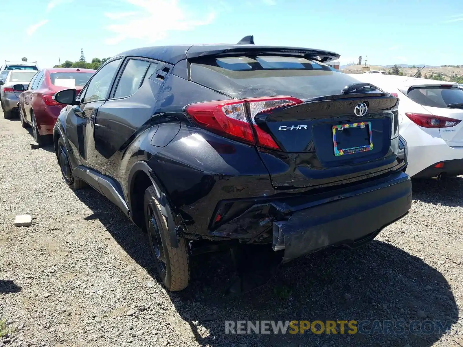 3 Photograph of a damaged car JTNKHMBX7M1117220 TOYOTA C-HR 2021