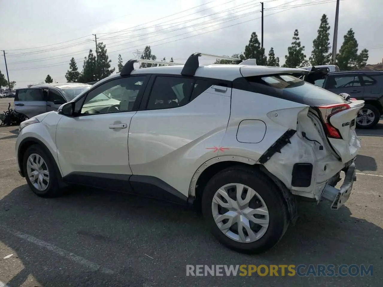 2 Photograph of a damaged car JTNKHMBX7M1118433 TOYOTA C-HR 2021