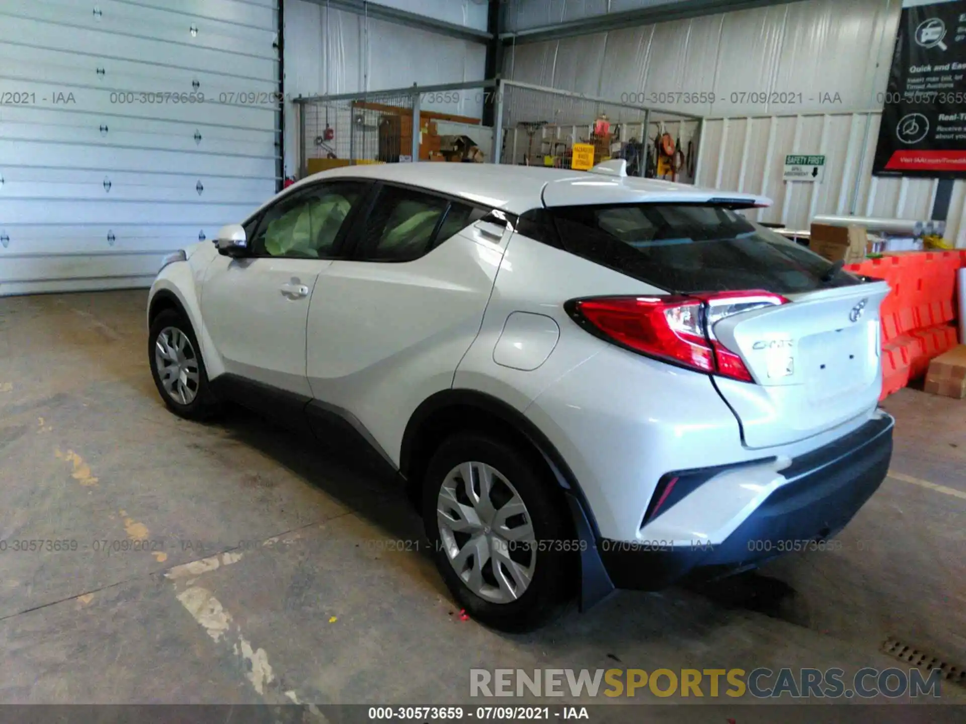 3 Photograph of a damaged car JTNKHMBX7M1118948 TOYOTA C-HR 2021