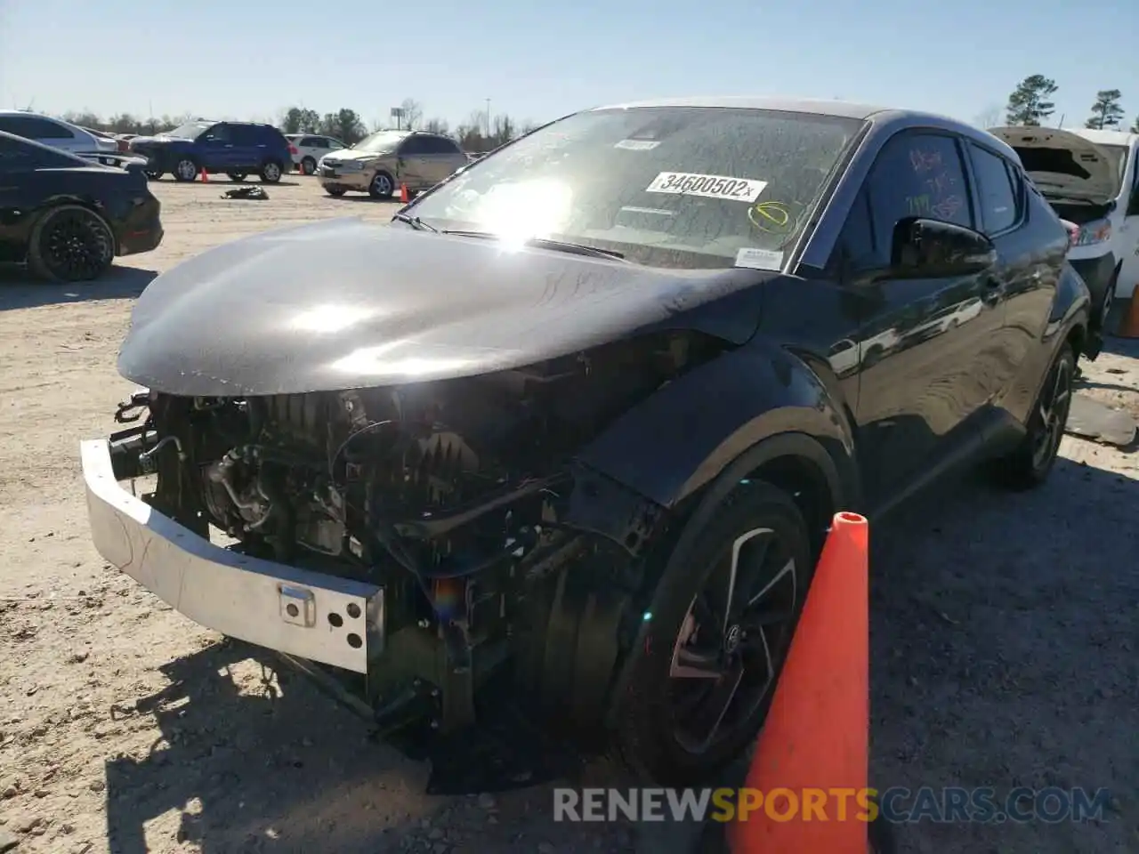 2 Photograph of a damaged car JTNKHMBX7M1125429 TOYOTA C-HR 2021