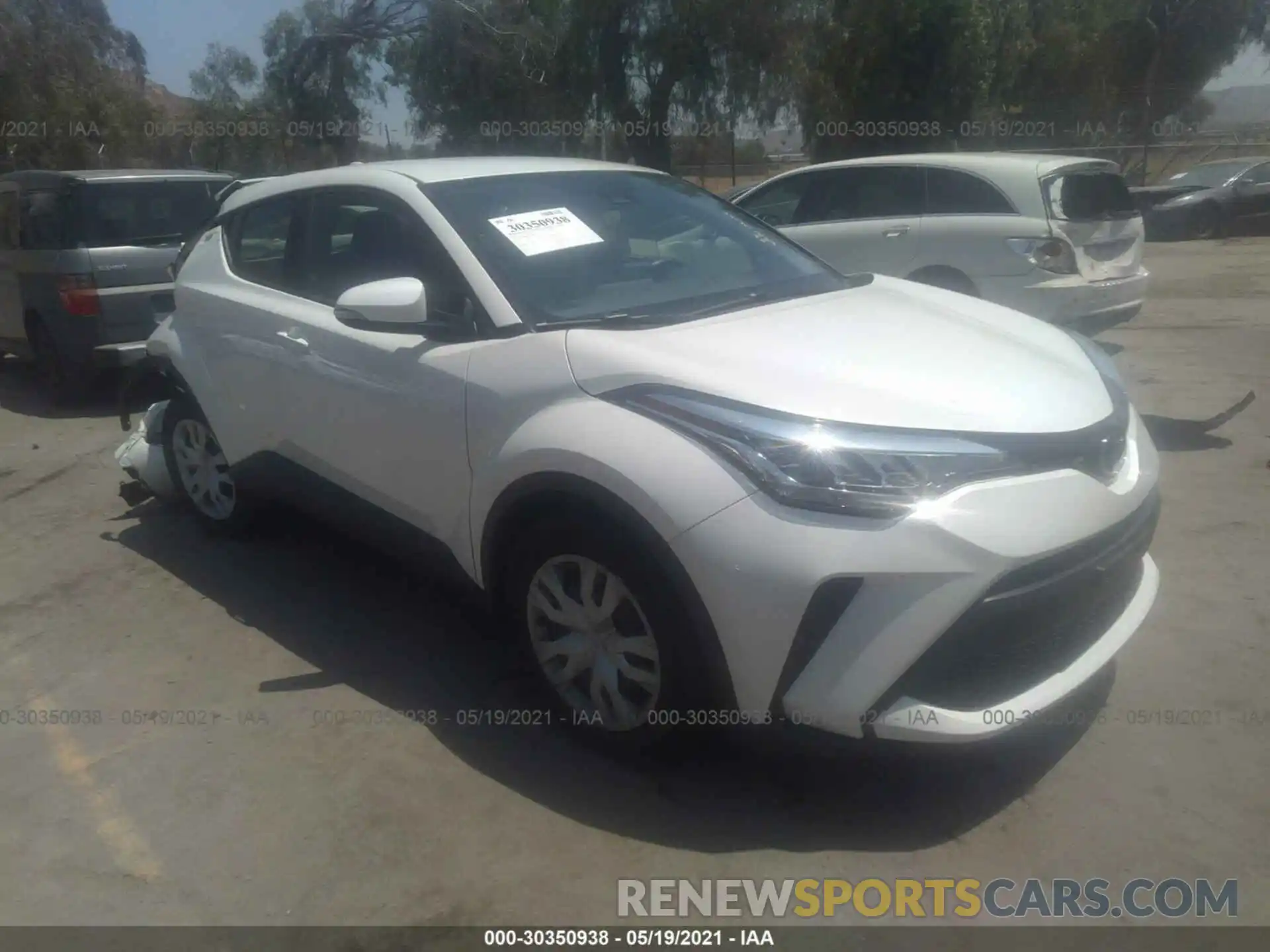 1 Photograph of a damaged car JTNKHMBX8M1098600 TOYOTA C-HR 2021