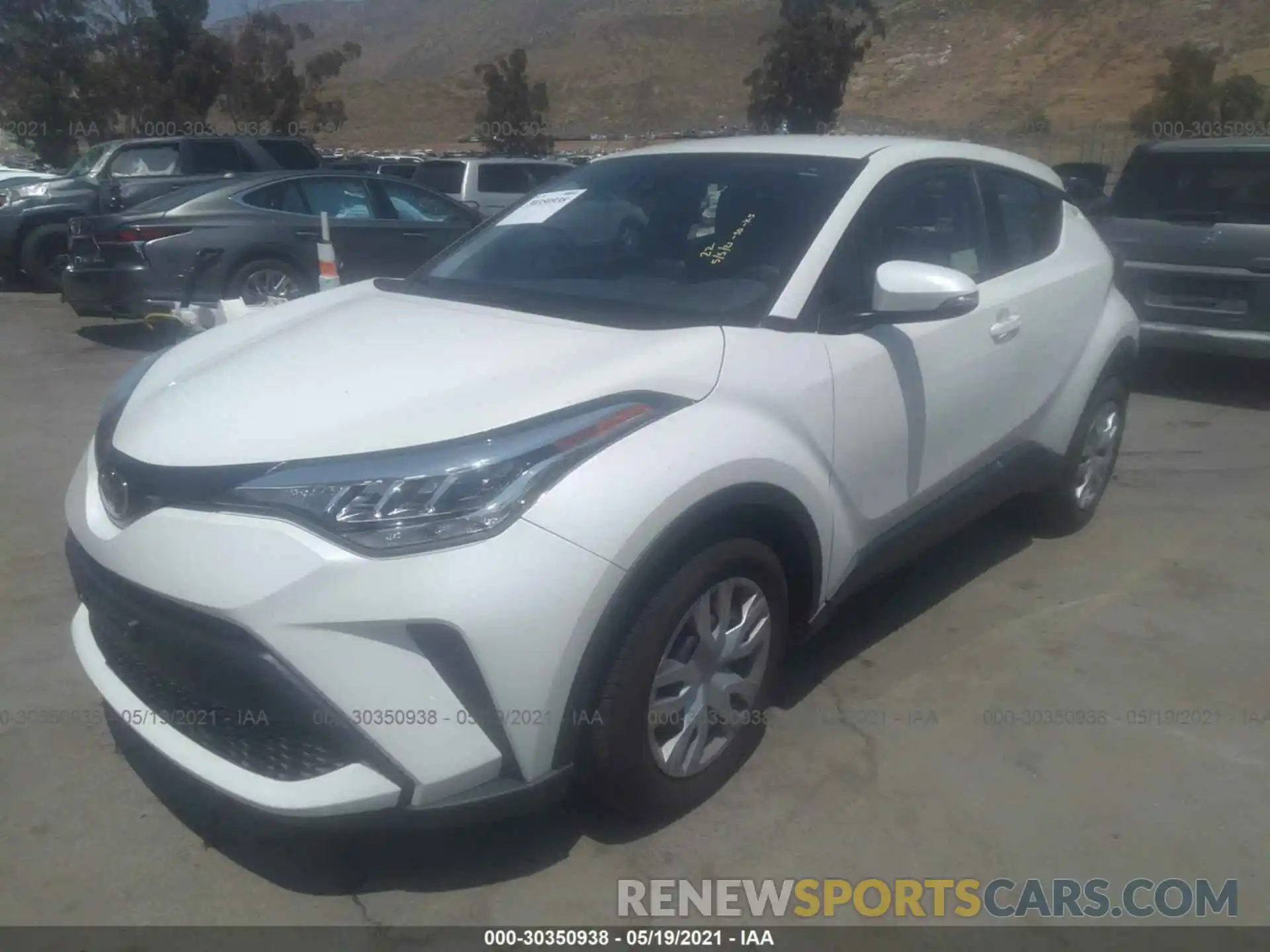 2 Photograph of a damaged car JTNKHMBX8M1098600 TOYOTA C-HR 2021