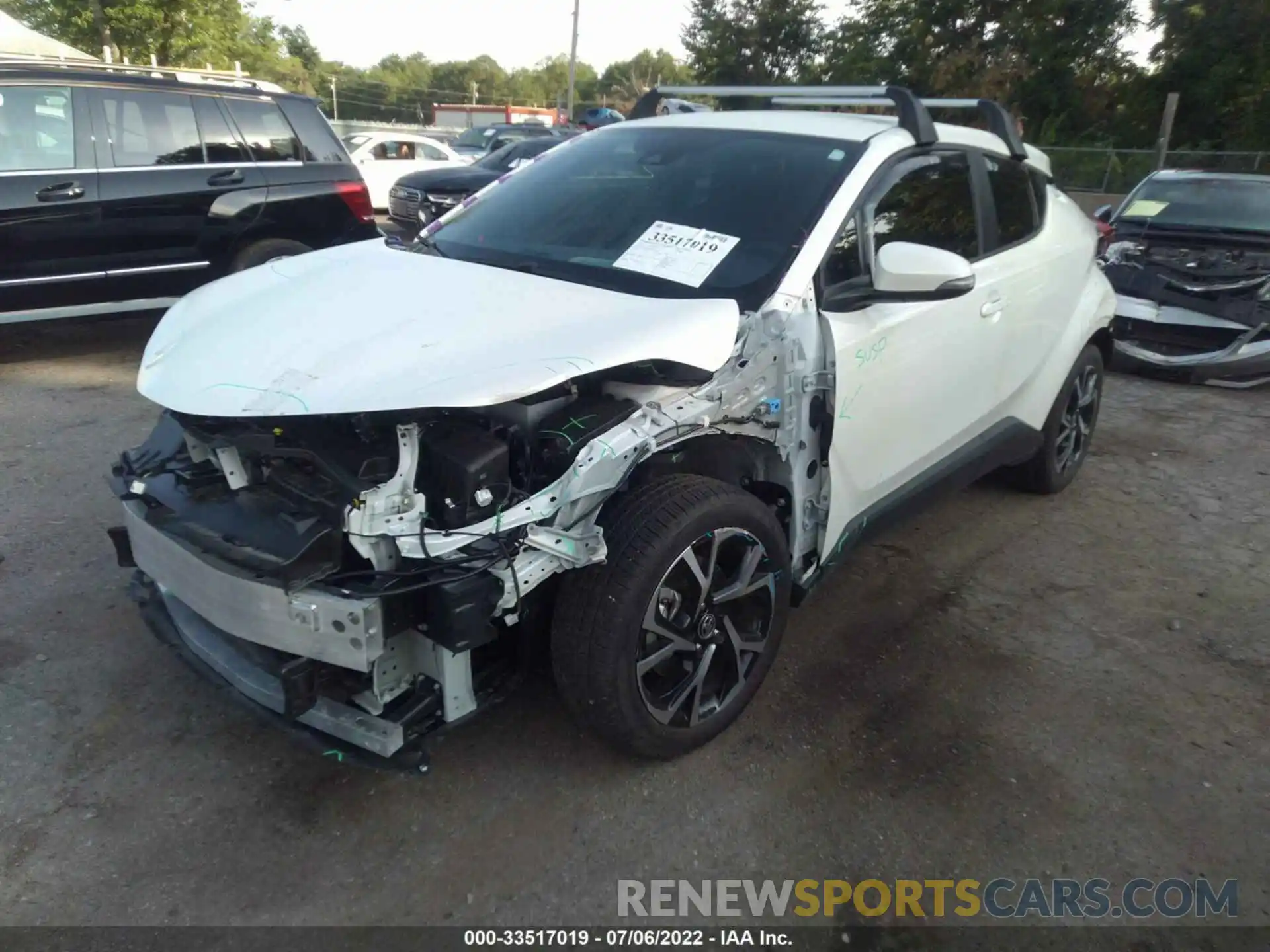 2 Photograph of a damaged car JTNKHMBX8M1100149 TOYOTA C-HR 2021