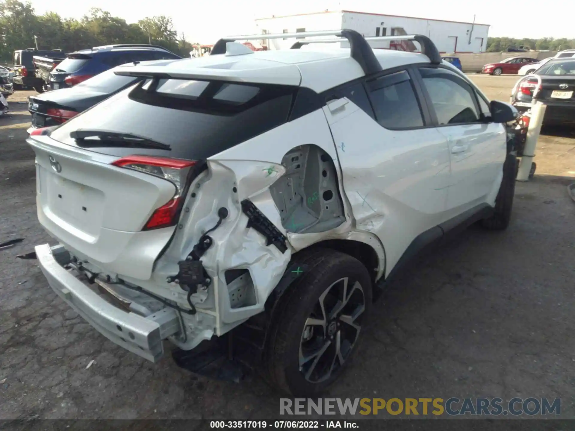 4 Photograph of a damaged car JTNKHMBX8M1100149 TOYOTA C-HR 2021