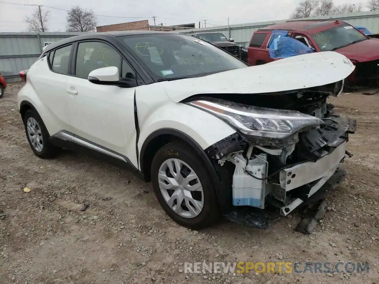 1 Photograph of a damaged car JTNKHMBX8M1101303 TOYOTA C-HR 2021