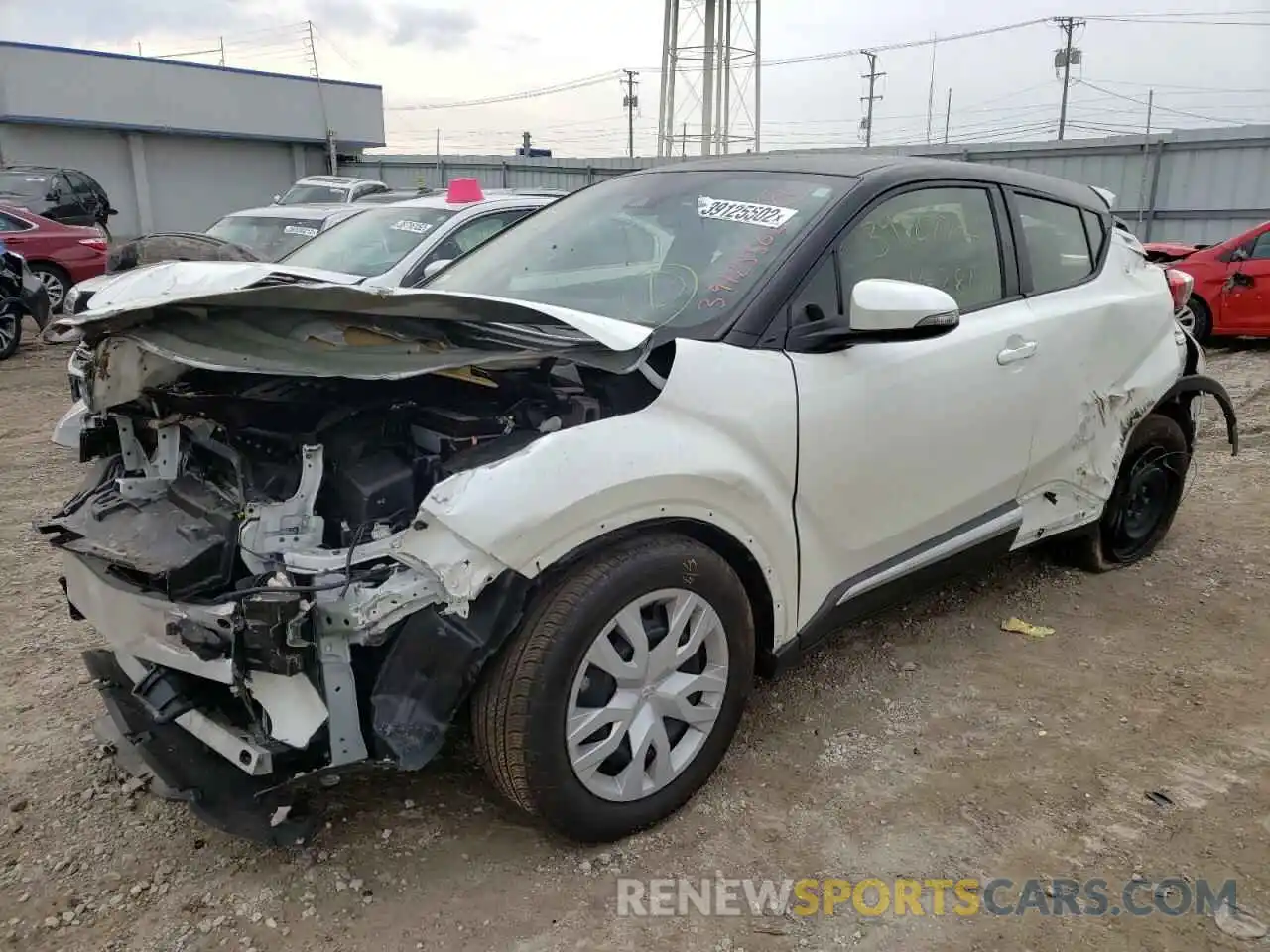 2 Photograph of a damaged car JTNKHMBX8M1101303 TOYOTA C-HR 2021