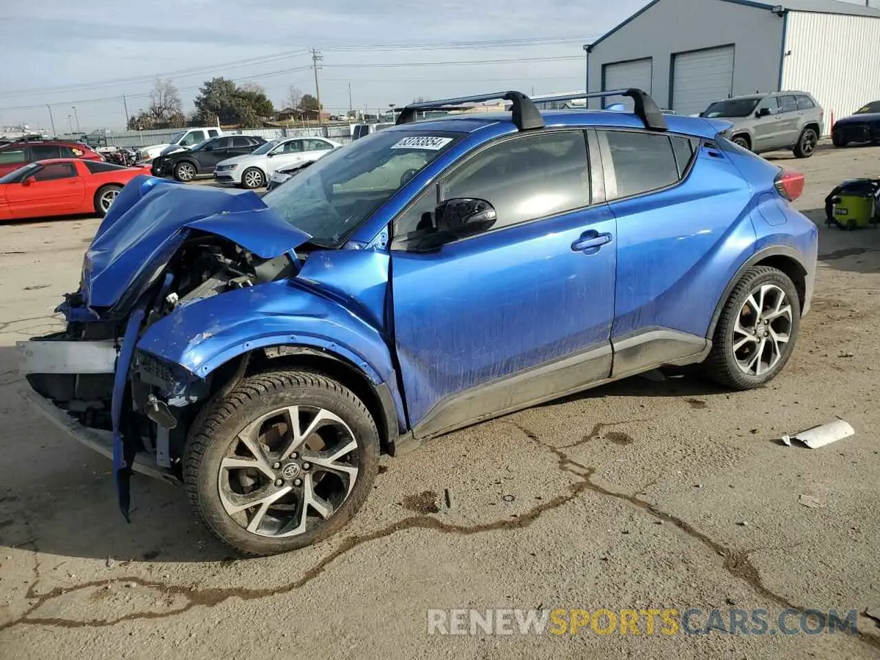 1 Photograph of a damaged car JTNKHMBX8M1106095 TOYOTA C-HR 2021