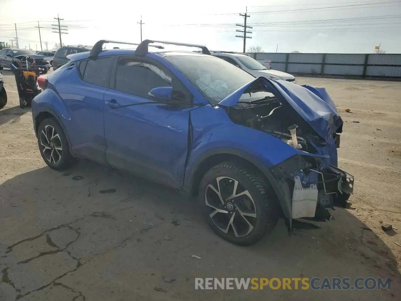 4 Photograph of a damaged car JTNKHMBX8M1106095 TOYOTA C-HR 2021