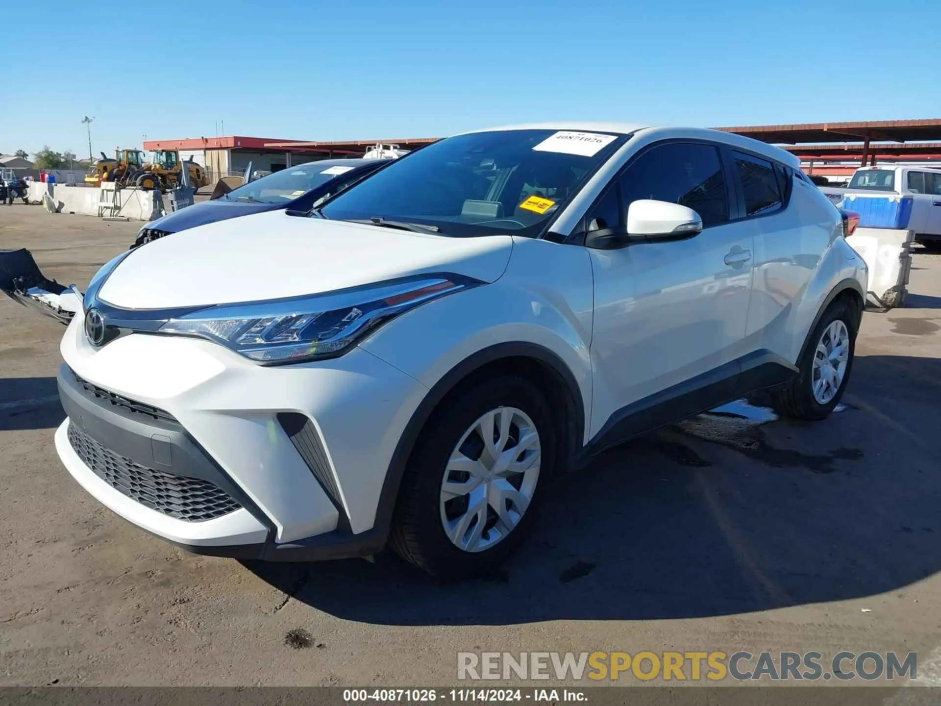 2 Photograph of a damaged car JTNKHMBX8M1107179 TOYOTA C-HR 2021