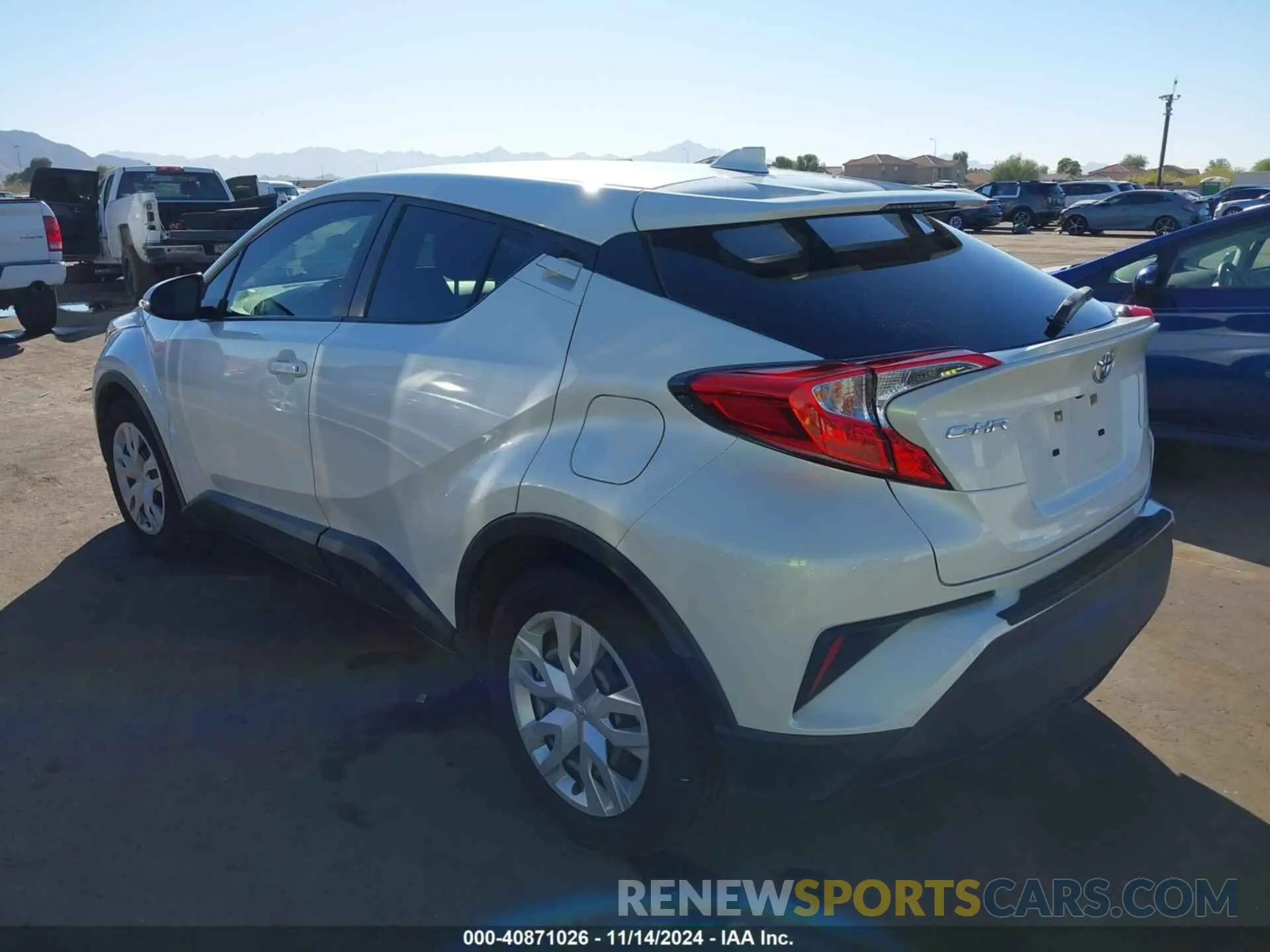 3 Photograph of a damaged car JTNKHMBX8M1107179 TOYOTA C-HR 2021
