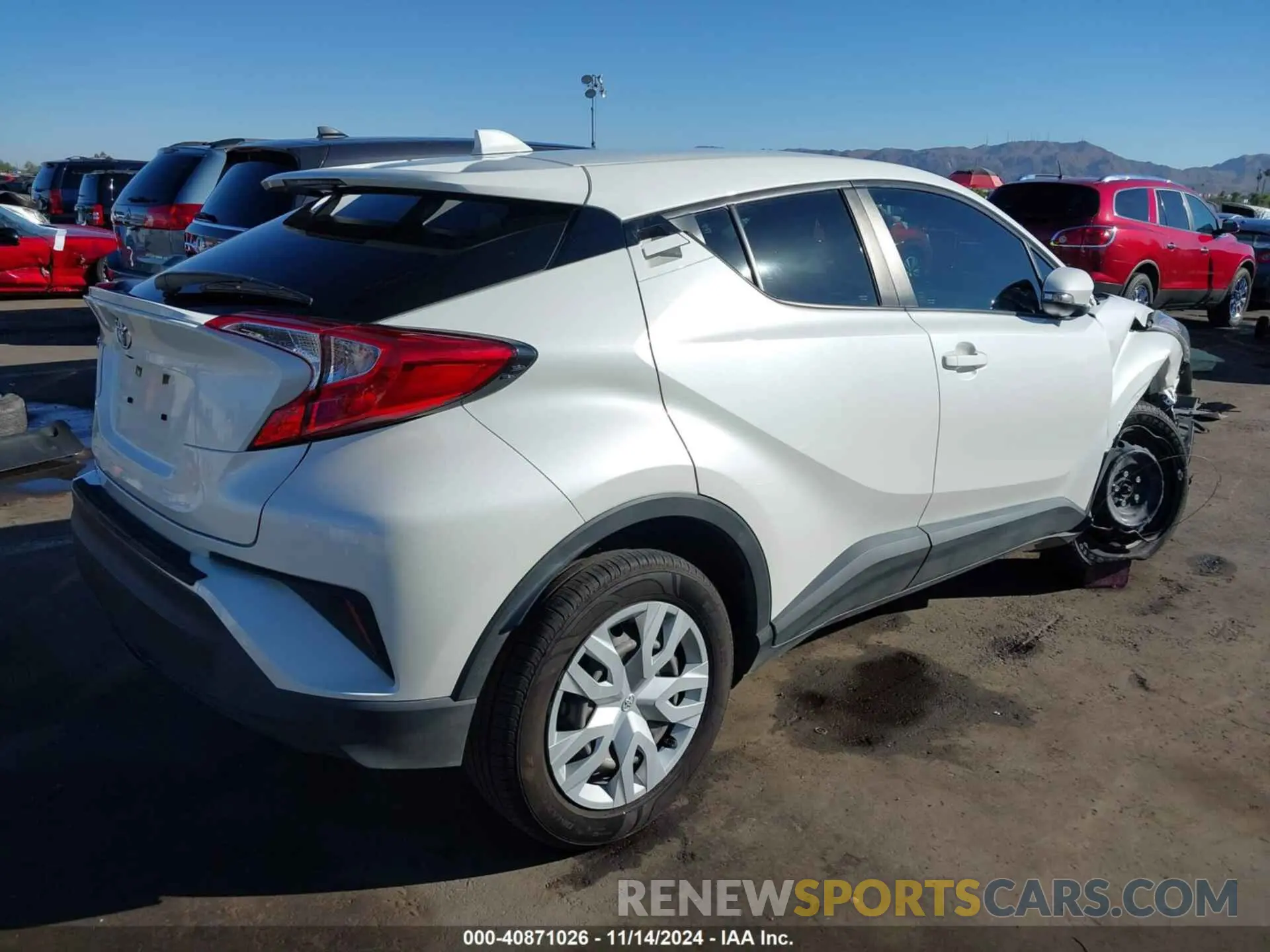 4 Photograph of a damaged car JTNKHMBX8M1107179 TOYOTA C-HR 2021