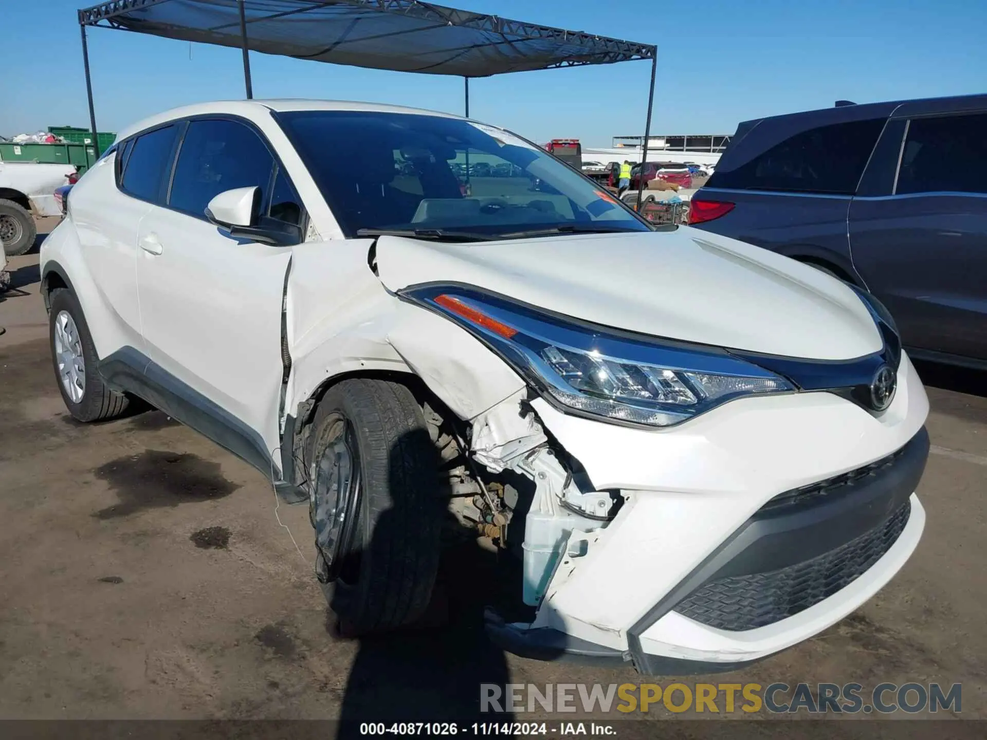 6 Photograph of a damaged car JTNKHMBX8M1107179 TOYOTA C-HR 2021