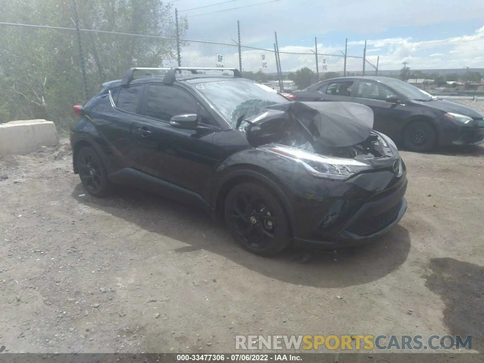 1 Photograph of a damaged car JTNKHMBX8M1108963 TOYOTA C-HR 2021