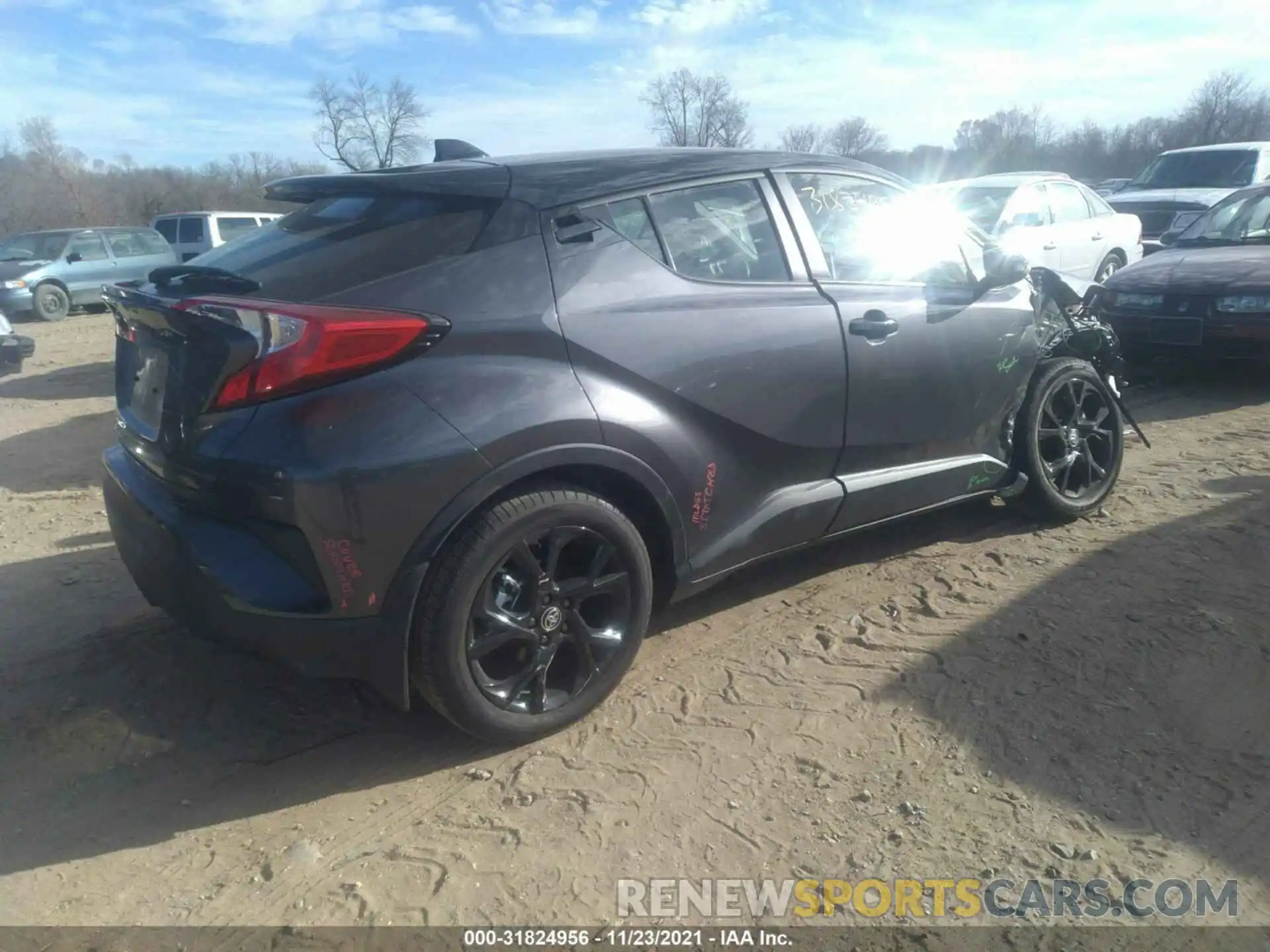 4 Photograph of a damaged car JTNKHMBX8M1115251 TOYOTA C-HR 2021