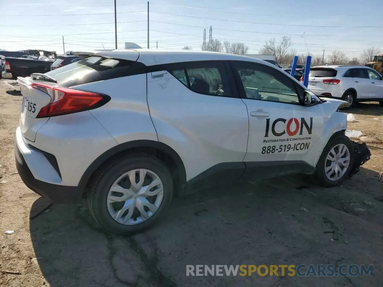 3 Photograph of a damaged car JTNKHMBX8M1116108 TOYOTA C-HR 2021
